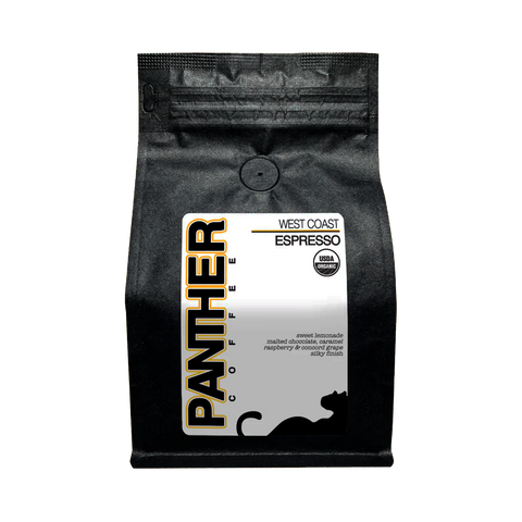 WEST COAST ESPRESSO - Panther Coffee Blend (USDA Organic)