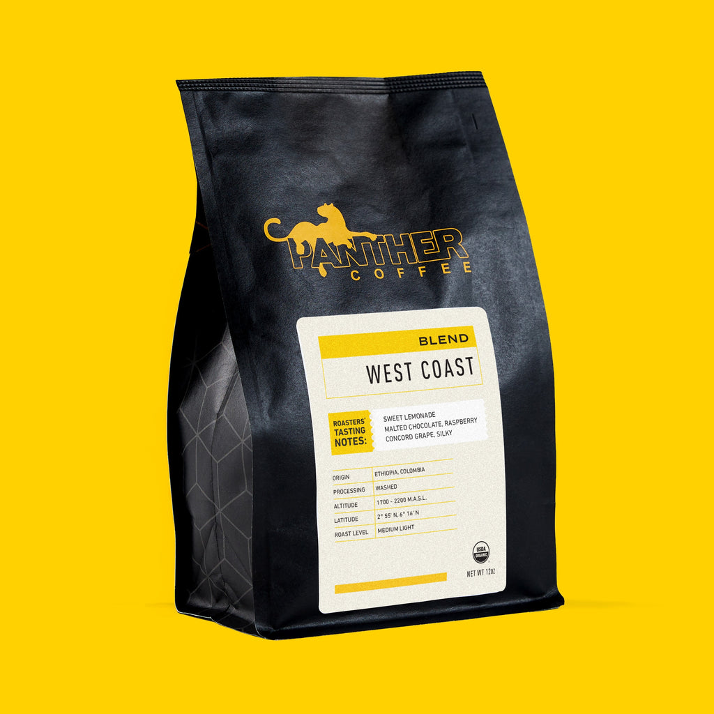 WEST COAST ESPRESSO - Panther Coffee Blend ··· (USDA ORGANIC) ···